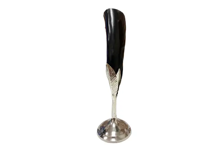 Battling Blades Horn Silver 4Oz Goblet